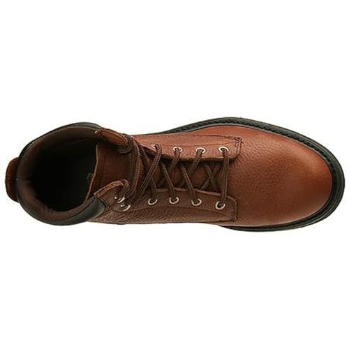 Men's 6" Brawny Leather Work, 10 2E US, Brown2