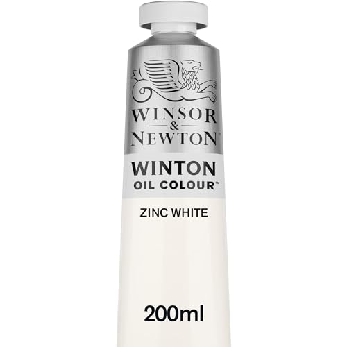 Winsor & Newton Winton 200ml Oil Colour - Zinc White,1437748, 200 ml (Pack of 1)