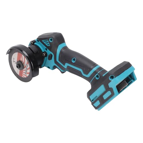 Luocute Kleine Kreissäge, 3 Zoll, 800 W, Bürstenloser Motor, 19.000 U/min, Kabelloses Trennwerkzeug mit Abnehmbarer Staubschutzhülle und 2 Sägeblättern Zum Schneiden von Metall, Holz,