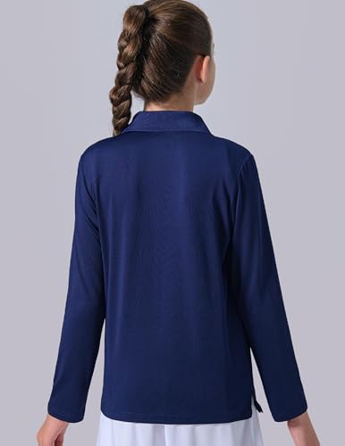 Image of Liberty Pro 3 Pack Youth Girls Long Sleeve Golf Polo Shirts