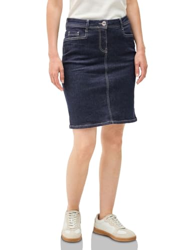 Jupe en jean Cecil effet délavé pour silhouette sublimée sans serrer