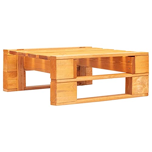 MUSEVANE 4-TLG. Paletten-Lounge-Set Honigbraun Kiefernholz Imprägniert – Bild 4
