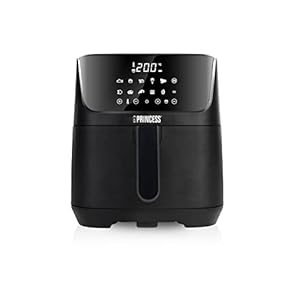 Princess 182061 Digitale Airfryer – Inhoud 6,5 L – 1800 Watt – incl. separator