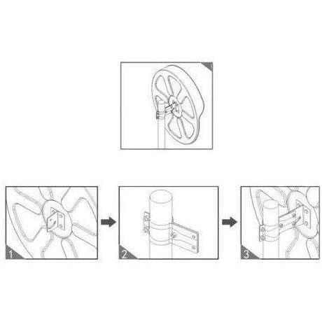Miroir de sécurité convexe extérieur grand angle pour trafic et angle mort - 7