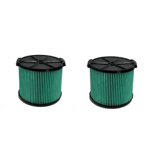 Image of 2 PACK yamoutai VF3600 HEPA Material Pleated Paper Wet /Dry Vac Replacement Cartridge Filter Compatible with Most 3 to 4.5 Gal Shop Vacuums