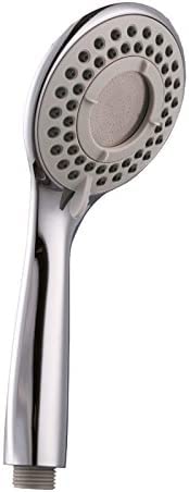 Pommeau De Douche à Main 3 Modes De Pulvérisation Réglables Économie D'eau Pommeau De Douche De Rechange Avec Buses En Plastique ABS Faciles à Nettoyer, Noir