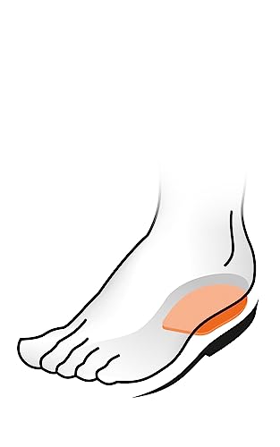 Image of Kaps - Cork & Leather Heel Lifts (2 Pck) - Twin Pack Self-Adhesive Insoles for Shock Absorption, Achilles Tendonitis Relief & Comfort, Vegetable Tanned - for Daily Use by Women