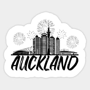 Kiss Cut, Funny Sticker Auckland Skyline, Anz Centre Vinyl Stickers Laptop Decal Water Bottle Sticker Vinyl Sticker, Funny Sticker, Gift Sticker, Sticker