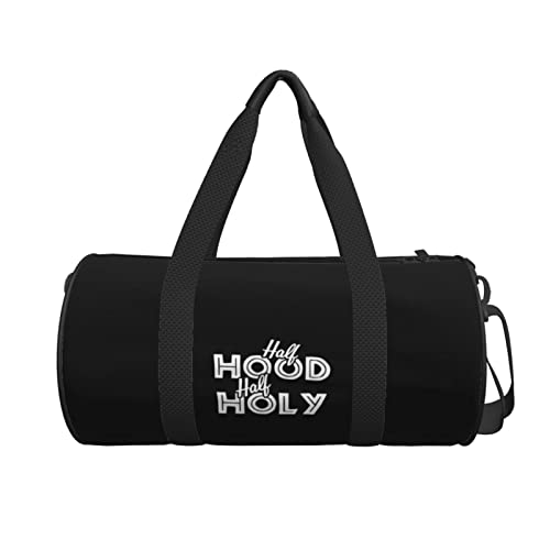 Half Hood Half Holy Convertible Garment Bag with Shoulder Strap, Carry on Garment Duffel Bag for Men Women - Rolling Foldable for Travel Luggage Bags (Black)2