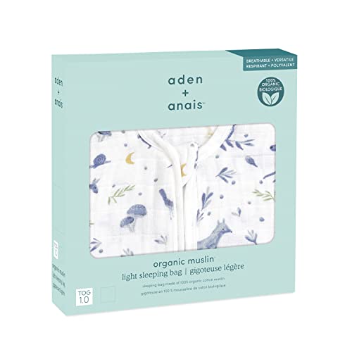 Image of aden + anais Baby Sleeping Bag, Wearable Swaddle Blanket for Girls & Boys, Newborn Sleep Sack, Breathable & Lightweight
