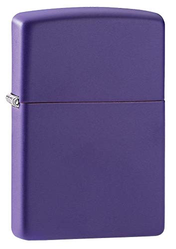 Image of Zippo Storm Lighter - Matte Purple - Base Model - Refillable - Reusable - Windproof Design - Gift Box - Made in USA