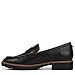 Vionic Corinne Loafer/Moc Shoes Black Leather 8.5 M