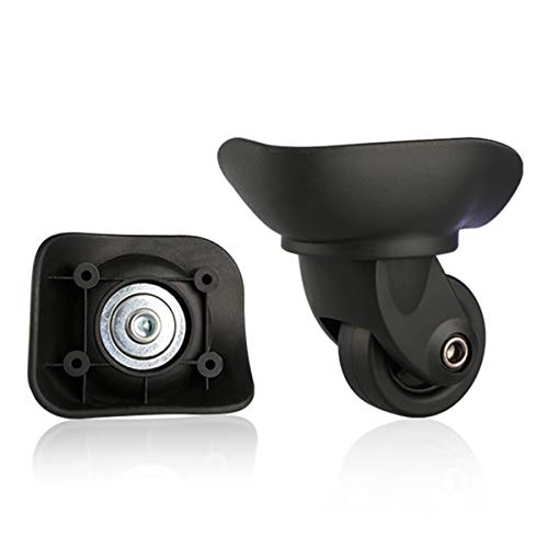 Ruedas para equipaje W151 de alta resistencia con rodamientos silenciosos y giro completo de 360
