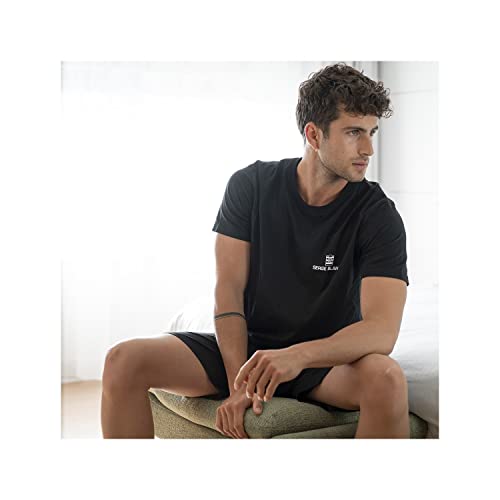 Ensemble de pyjama homme coton doux anti transpiration Serge Blanco