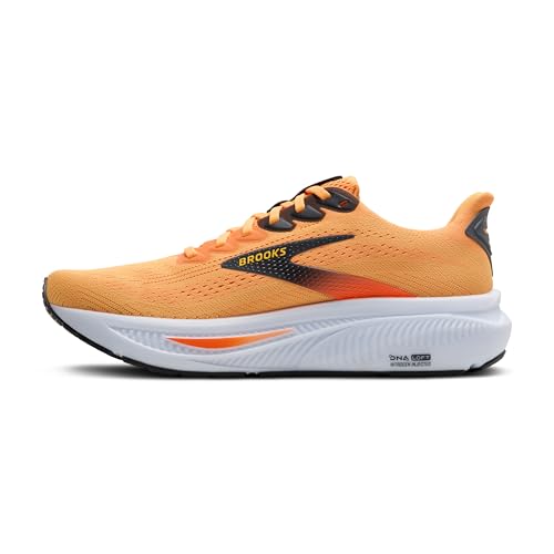 Brooks Brooks Men’s Ghost 17 Neutral Running Shoe - Blazing Orange/Yellow/Ebony - 8.5 Medium