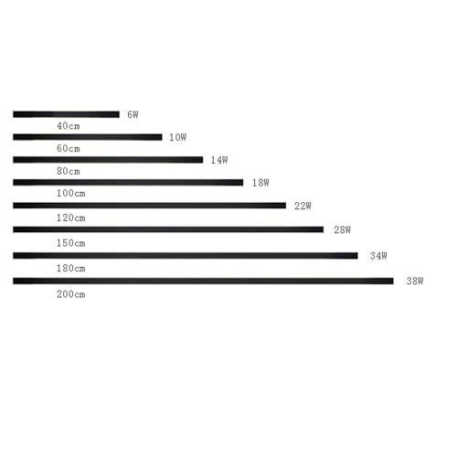 Apliques de pared LED modernos regulables de aluminio negro de 80cm con mando 6