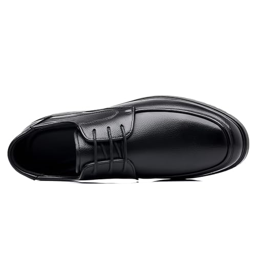 Men's Premium Leather Casual Oxford Shoes Classic Lace up Formal Business Derby Shoes3
