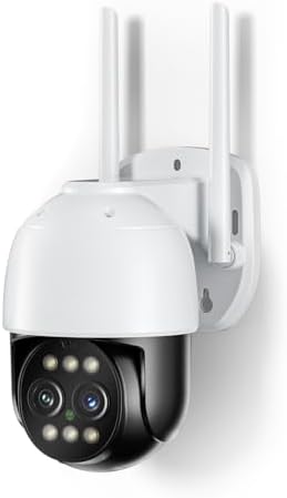 Câmera com wi-fi, rotativa e visão noturna