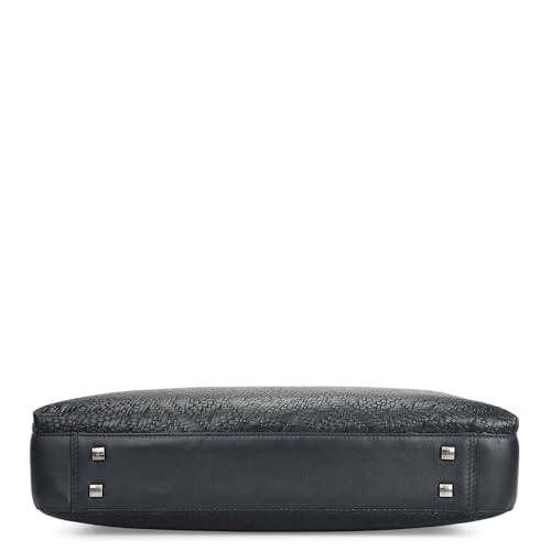 Image of Da Milano LeatherLaptop Bag for Men & Women | Laptop Messenger Bag | Fits Up To 16 inch Laptop | Ideal for Office Purpose (6285L-D)