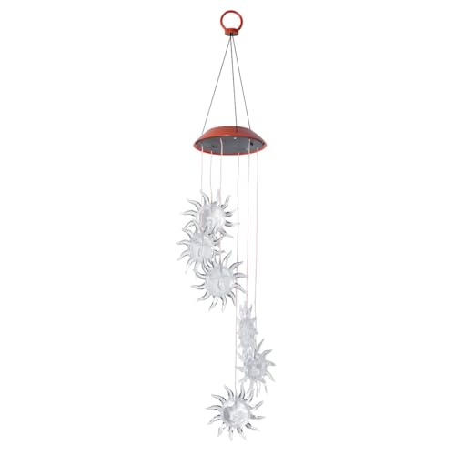 SUPVOX Lámpara Solar para Jardín con Luz LED Resistente al Agua Decoración Colgante para Patio Terraza y Exterior Iluminación Automática al Anochecer