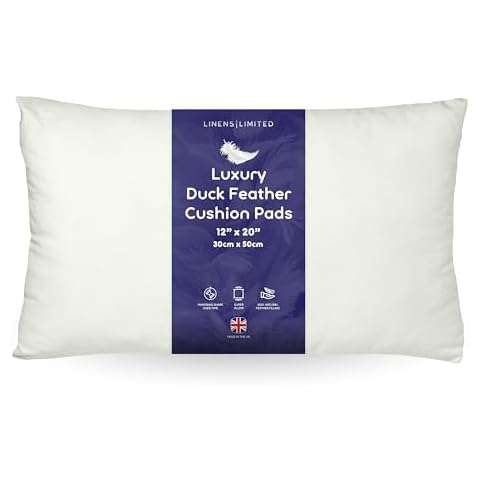 Linens Limited Soft Duck Feather Cushion Pad Cover