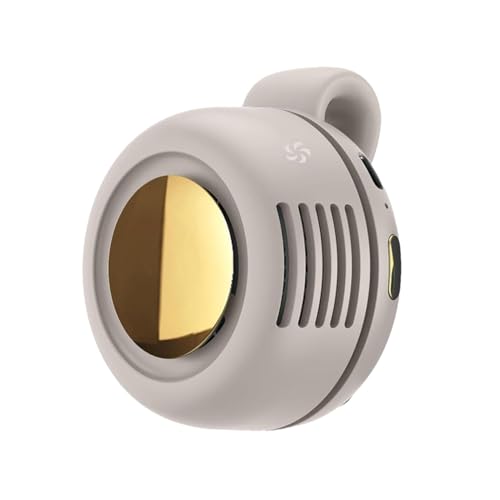 Ventilador de Clip,Ventilador Eléctrico Mini Portátil Sin Aspas | Recargable Silencioso con 3 Velocidades para Camping Senderismo Playa Exteriores y Viaje
