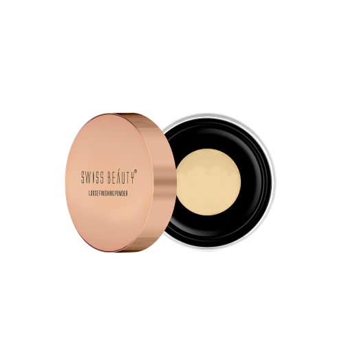 Image of Swiss Beauty Ultra Fine Loose Finish Powder, Face Makeup, Shade-02 Banana Powder, 8gm