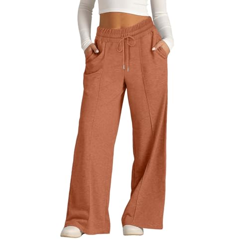 Pantalones de entrenamiento para mujer de gran tamaño verano pantalones largos de moda Comfy elástico sudaderas chic elegante clásico chándal fluido ligero de cintura alta 2025 pantalones de trabajo,