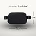 Boutique Belt Bag | Crossbody Bag Fanny Pack for Women Fashionable | Cute Mini Everywhere Bum Hip Waist Pack | Small Fashion Travel Chest Bag | Matte Black | Adjustable Small Strap | Black Midnight