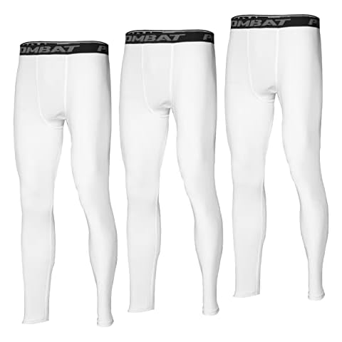 SS COLOR FISH 3 Pack Men Compression Pants Athletic Baselayer Workout Legging Running Tights for Men Cover