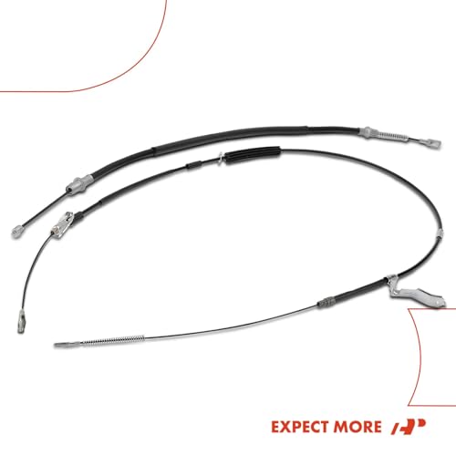 A-Premium Rear Driver and Passenger Side Parking Brake Cable Assembly Compatible with Ford Models: F-150 F150 2004-2005, 2-PC Set - Replace# 5L3Z2A635L, 5L3Z2A635AA by A-premium - Used condition - Image 9