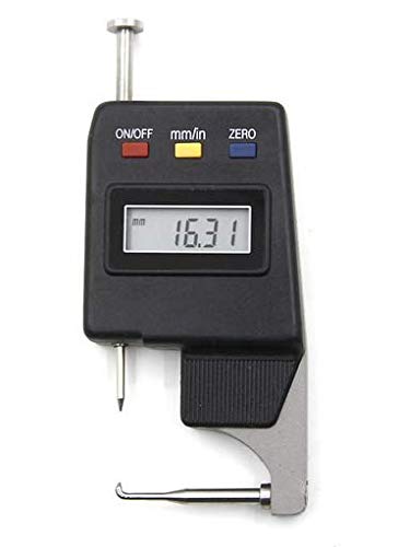 Medidor de Grosor Digital con Punta 0-15 mm Precisión ±0.03 mm Resolución 0.01 mm mm/pulgada miniatura 2
