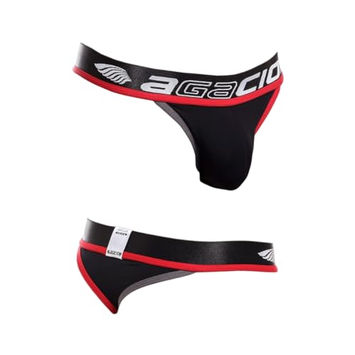 Men’s Thong Underwear w/Pouch, Sexy Mens Bikini Underwear w/Wide Waistband and Ultra-Soft Fabric2