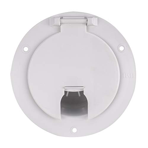 Recpro Rv Camper Trailer Motorhome Power Cord Hatch/Cover (White) | Made In America #TOP1
