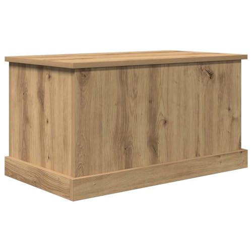 vidaXL Aufbewahrungstruhe Artisan-Eiche 70x40x38 cm Holzwerkstoff, Aufbewahrungsbox, Werkzeugtruhe, Deckenbox, Werkzeugkasten, Lagerbox