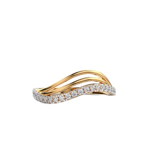 Bague demi-éternité moissanite ronde en argent sterling 925 LKJR_0080