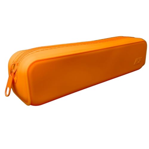 Estojo de Silicone, Laranja, 1 Zíper, ACP
