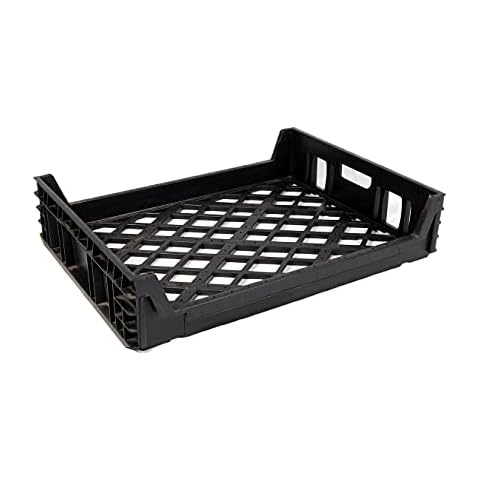 Fuzzy Brands Drying Rack for 15 loaf Bread Stackable Single Trays, Polypropylene (PP) Material, Food Approved Cooling Boxes (Black) Cover
