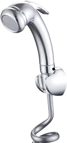 Duschkopf Hochdruck-Handbrause-Set mit Auslöser, Bidet Handbrause für Toilette, 1/2-Zoll-Gewinde, Chrom für Wohnmobile, Wohnwagen, Badewannen, Boote, Toiletten, Camping, mit Start-/Stopp-Taste