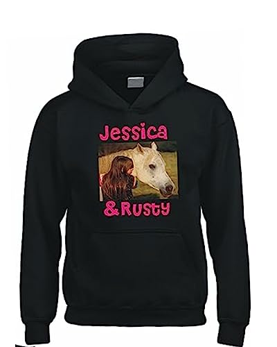 Sweat à capuche personnalisé cheval et cavalier pour ne plus avoir froid à cheval