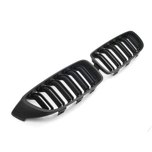 Rejilla de parachoques delantera KISSGPIPOL negro mate para Serie 4 F32 y M3