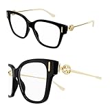 Gucci GG1204O Designer Fashion Eyeglasses Stylish Square Frame Eyewear with Luxury eSHADES Kit - Embrace Sophistication and Elegance