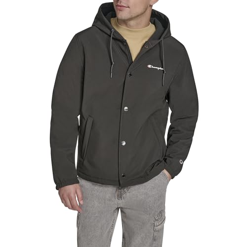 Image of Champion Men's Hooded Coaches Rain Jacket