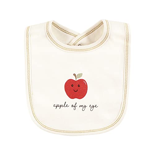 Image of Touched by Nature Unisex Baby Organic Cotton Bibs, Fall Food, One Size