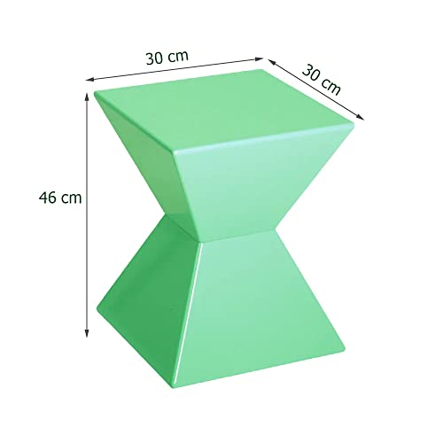 Image of Brown Arts Shoppee Craetive Side Table, Nightstand Coffee End Table for Living Room, Bedroom, Small Spaces Side Table for Living Room (Green) (Green)