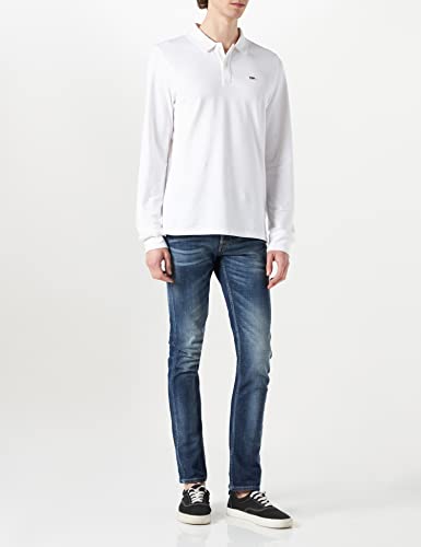 Tommy Jeans Tjm LS Classics Polo Camicia, White