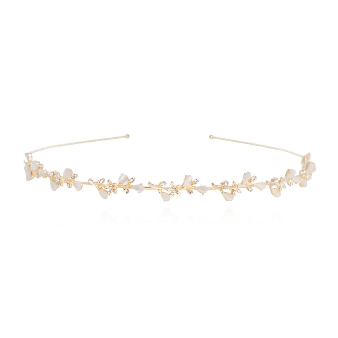 1 Piezas Tocado para Pelo Corto con diamantes de imitación de metal para el cabello, diademas de cristal brillante para princesa, bodas, novias para Niñas y Novias