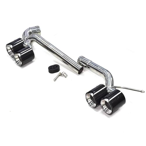 Embout d'échappement quadruple en carbone résistant pour look M3 sur BMW F30 F31