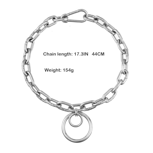 Statement Thick O Ring Chain Choker Stainless Steel Heavy Chunky Chain collar Silver Punk Goth Grunge Alternative Industrial For Women Jewelry3