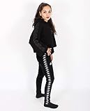 Kappa Damen Ammu Auth Pants L Schwarz/Weiß
